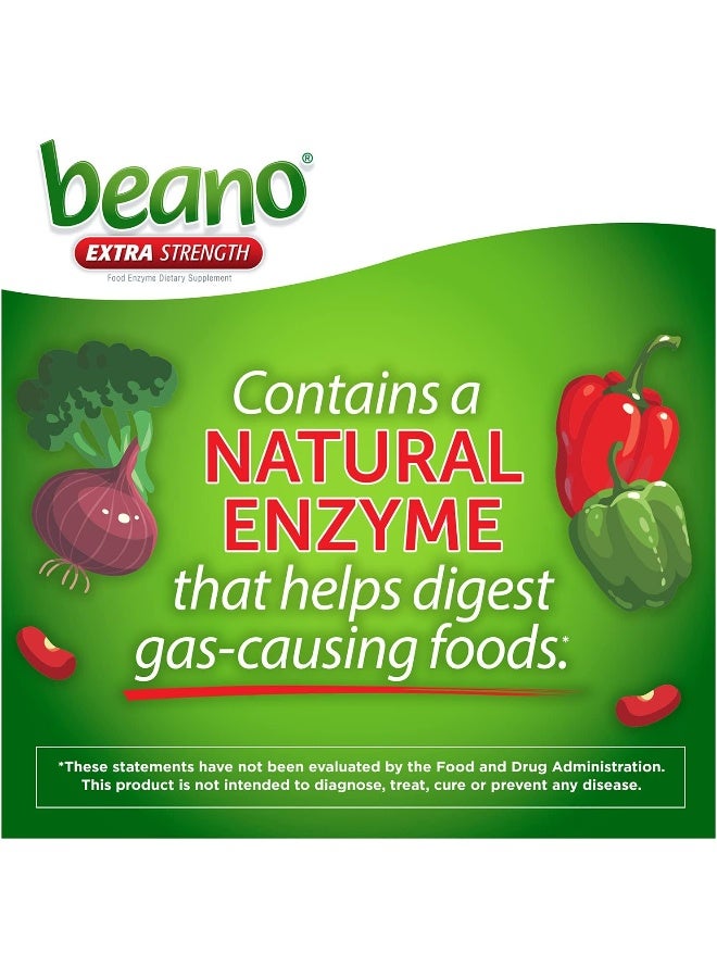 Beano Food Enzyme Dietary Supplement Tablets, 100 Tabs - Image 3